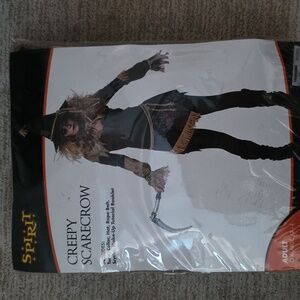 Spirit Creepy Scarecrow Costume - Black and Brown